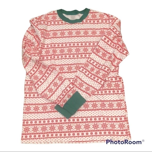Carter’s Fair Isle Snowflake Winter Adult Christmas Matching Pajama Set XL NWOT - Picture 8 of 9